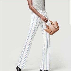 FRAME Le High Flare Striped Jeans | Size 29